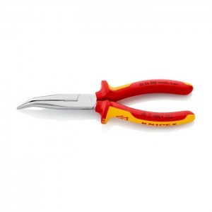 KNIPEX 26 26 200 SB Snipe Nose Side Cutting Pliers, 200 mm