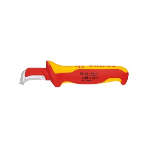 KNIPEX 98 55 Dismantling knife with guide shoe, 180mm