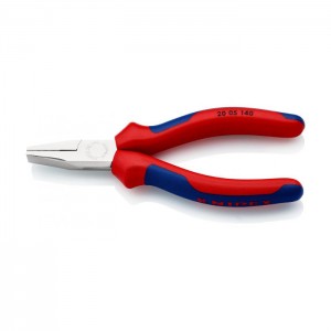 KNIPEX 20 05 140 Flat Nose Pliers chrome plated 140 mm