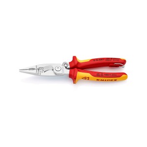 KNIPEX 13 96 200 T BK Pliers for Electrical installation, 200 mm