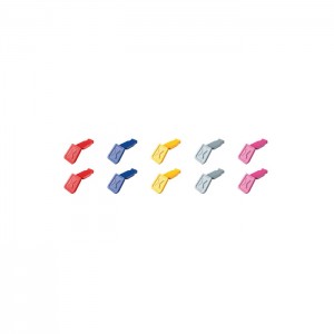 KNIPEX 00 61 10 C V01 ColorCode Clips, 10pcs