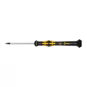 Wera 1555 PZ ESD Kraftform Micro screwdriver for Pozidriv screws (05030115001)