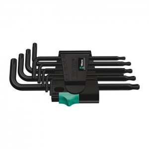 Wera 967/9 TX 1 L-key set, BlackLaser (05024242001)