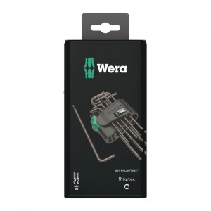 Wera 967/9 TX 1 SB L-key set, BlackLaser (05073598001)