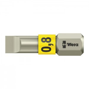 Wera 05071000001 Stainless Bit 3800/1 TS, 0.8 x 5.5 x 25mm