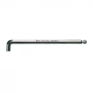 Wera 950 PKLS Long Arm Ballpoint Hex Key, metric, chrome plated (05022045001)