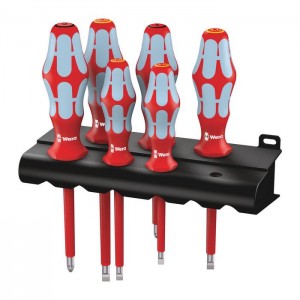Wera 3165 i/6 Screwdriver set, stainless and rack (05022745001)