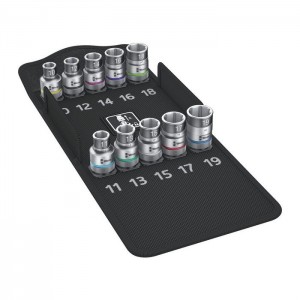 Wera 8790 HMC HF 1 Zyklop socket set with 1/2" drive, with holding function (05004203001)