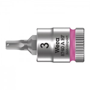 Wera Screwdriver socket 8740 A HF, size 3 - 8 mm
