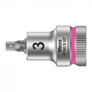Wera 8740 B HF Zyklop bit socket with holding function, 3/8“ drive (05003030001)