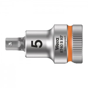 Wera 8740 B HF Zyklop bit socket with holding function, 3/8“ drive (05003033001)