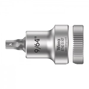 Wera 8740 B HF Zyklop bit socket with holding function, 3/8“ drive (05003082001)