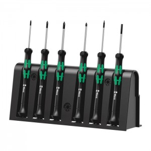 Wera 2050/6 Screwdriver set and rack for electronic applications (05030181001)