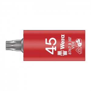 Wera 8767 B VDE HF TORX® Zyklop bit socket, insulated, with holding function, 3/8“ drive (05004925001)