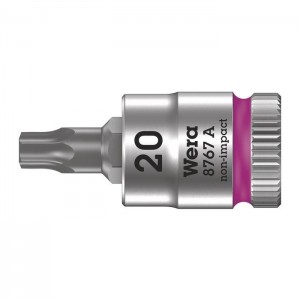 Wera 8767 A TORX®  Zyklop bit socket, 1/4" drive (05003391001)
