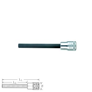 Stahlwille Screwdriver socket 1054/2054/3054, size 5 - 14 mm
