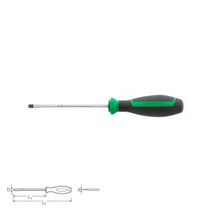 Stahlwille Screwdriver slotted 4620 DRALL+, 0.6 x 3.5 - 2.0 x 12.0 mm