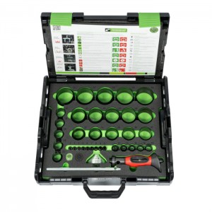 KUKKO 326-360 Ring Punch Tool Set, 38pcs