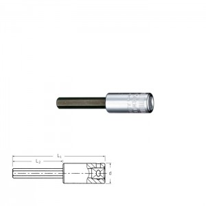 Stahlwille INHEX-Screwdriver socket 44 A, size 1/16 - 1/4