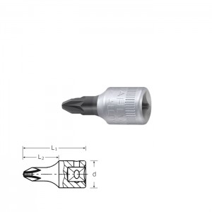 Stahlwille Screwdriver socket 44PZ, size 1 - 2