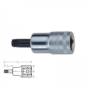 Stahlwille TORX®-Screwdriver socket 49 TX, T9 - T45