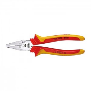 GEDORE VDE Heavy duty combination pliers with VDE insulating sleeves 200 mm (1550969), VDE 8250-200 H