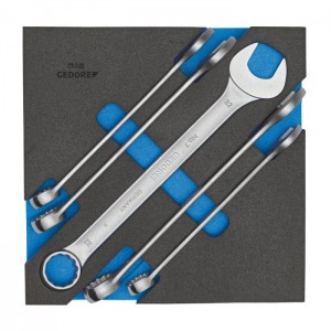 GEDORE Combination spanner set in Check-Tool-Module (2308886), 1500 CT2-7-32