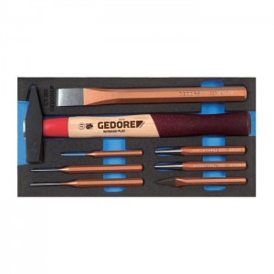 GEDORE Chisel set in Check-Tool-Module (2309041), 1500 CT1-350