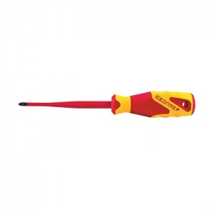 GEDORE VDE Screwdriver SLIM DRIVE PH 1 (2824442), VDE 2162 PH 1