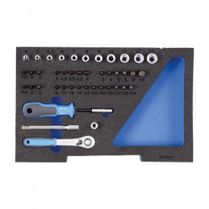 GEDORE 1100 CT1-20 Steckschlüssel-Satz 1/4" in 1/2 L-BOXX (2835886)