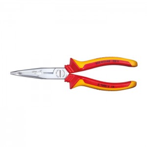 GEDORE VDE Multiple pliers with VDE insulating sleeves, angled pattern 200 mm (2910845), VDE 8131 AB-200 H
