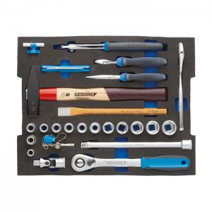 GEDORE 1100 CT2-01 Sortiment Handwerker 26tlg in Modul (2936828)