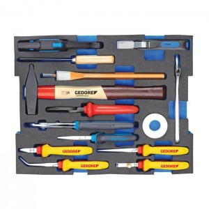 GEDORE Assortment Electrician, in 2/2 L-BOXX 136 Module, 15 pcs (2936836), 1100 CT2-02