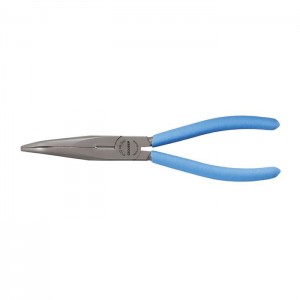GEDORE Bent nose telephone pliers 160 mm dip-insulated (6711180), 8132 AB 160 TL