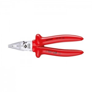 GEDORE VDE Heavy duty combination pliers with VDE dipped insulation 200 mm (6720250), VDE 8250-200