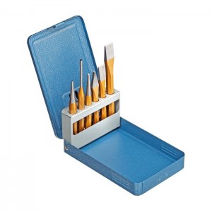 GEDORE Chisel and punch set 6 pcs in metal case (8725710)