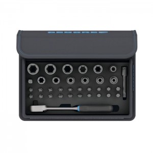 GEDORE Bit set with ratchet 1/4" 35 pcs (3085015), TC 666-MU-20