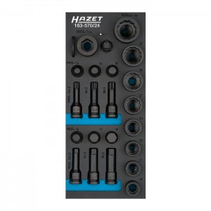 HAZET Impact socket set 163-570/24