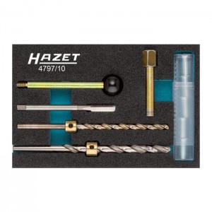 HAZET Thread repair tool set for injector fastening screw 4797/10