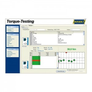 HAZET 7901E-D Prüfsoftware Torque-Testing