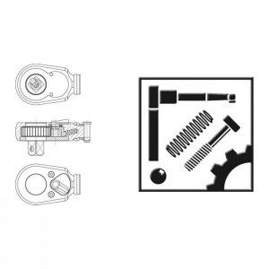 HAZET 8816P/6 Replacement set for shift lever