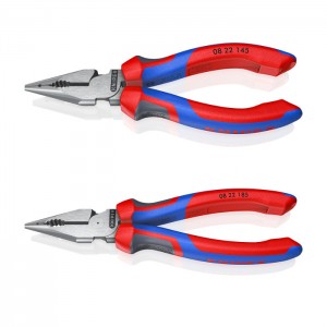 KNIPEX 08 22 Needle-Nose Combination Pliers, 145 - 185 mm