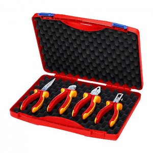 KNIPEX 00 20 15 Compact-Box 4 parts with VDE  tools
