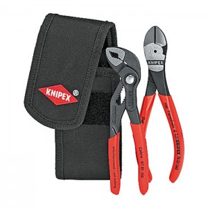 KNIPEX 00 20 72 V02 Mini pliers set in belt tool pouch
