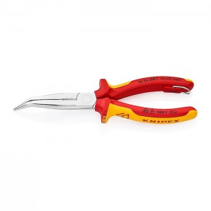 KNIPEX 26 26 200 T Snipe Nose Side Cutting Pliers chrome plated 200 mm