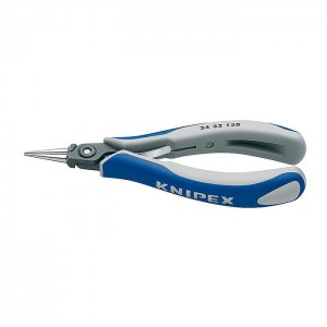 KNIPEX 34 32 130 Precision Electronics Gripping Pliers burnished 135 mm