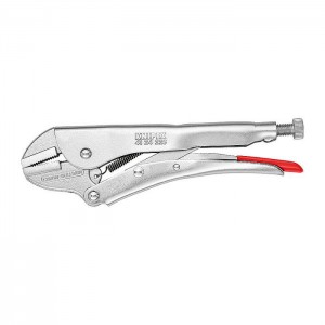 KNIPEX 41 24 225 Grip Pliers bright zinc plated 225 mm