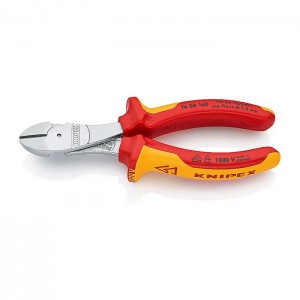 KNIPEX 74 06 160 High Leverage Diagonal Cutter chrome plated 160 mm