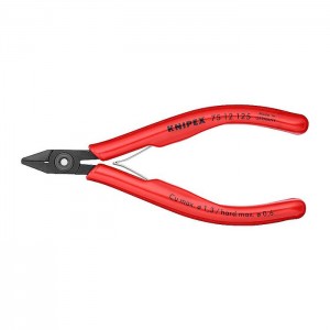 KNIPEX 75 12 125 Electronics Diagonal Cutter burnished with plastic grips 125 mm