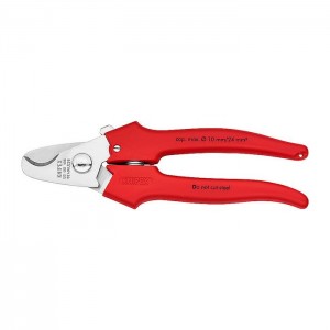 KNIPEX 95 05 165 Cable Shears plastic coated 165 mm